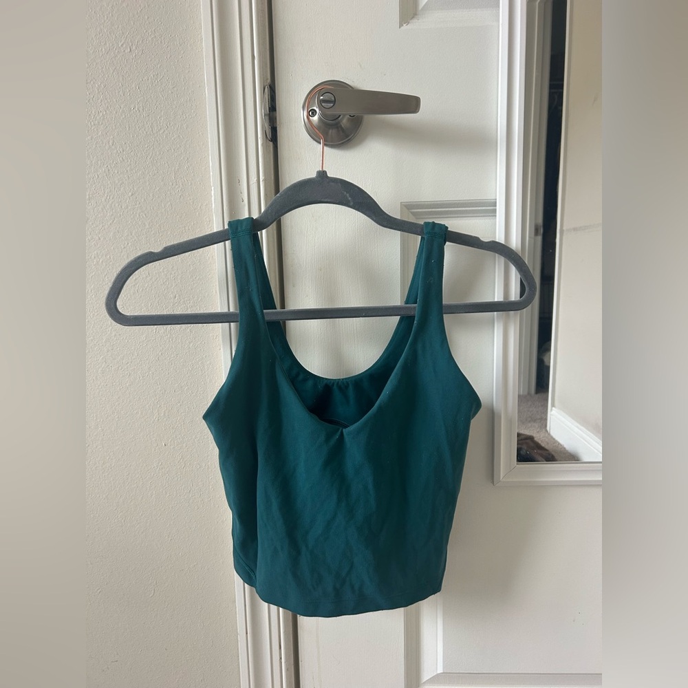 lululemon Align™ Tank Top
Light Support, A/B Cup
Size: 4
Color: storm teal